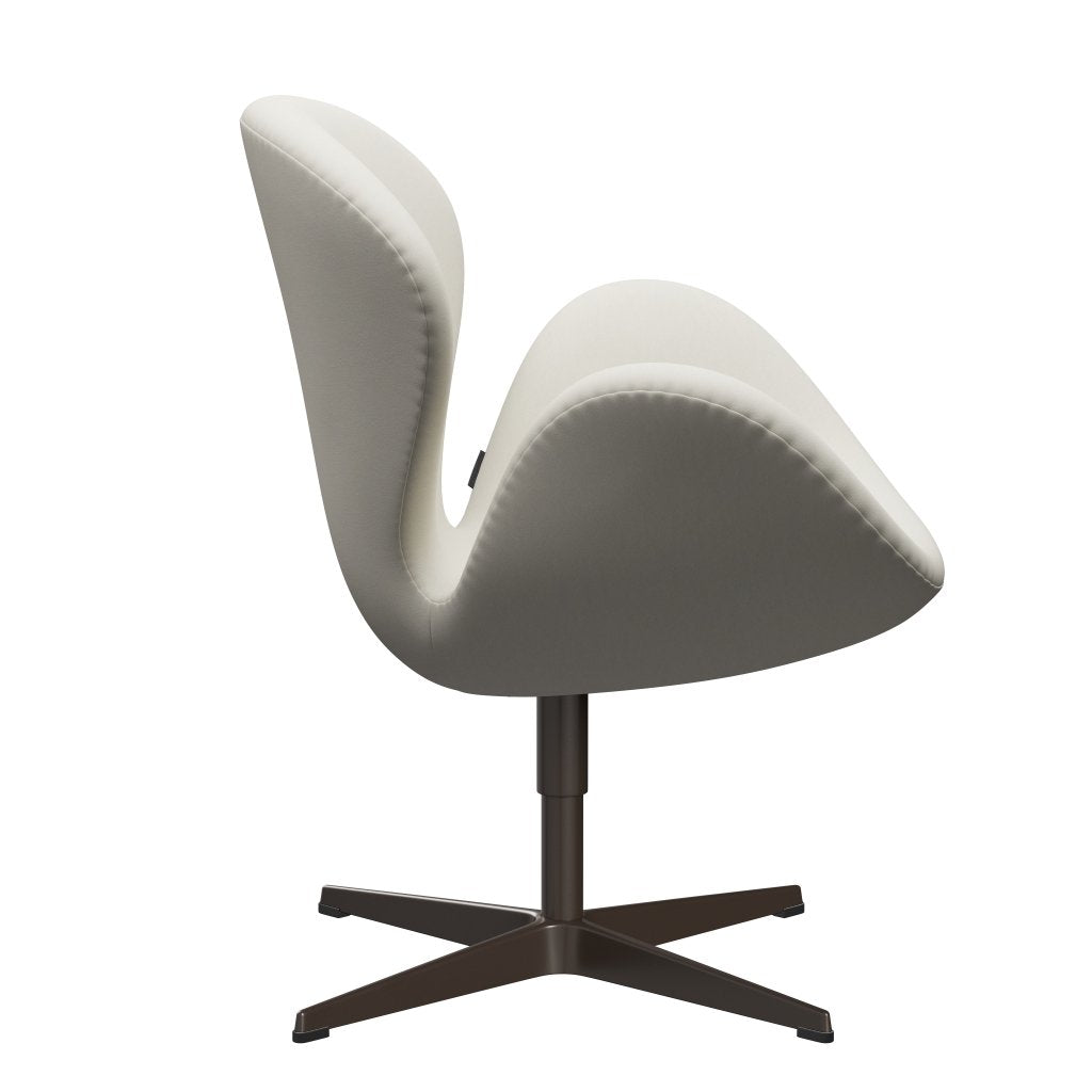 Fritz Hansen Swan Lounge Chair, Brown Bronze/Comfort Light Grey