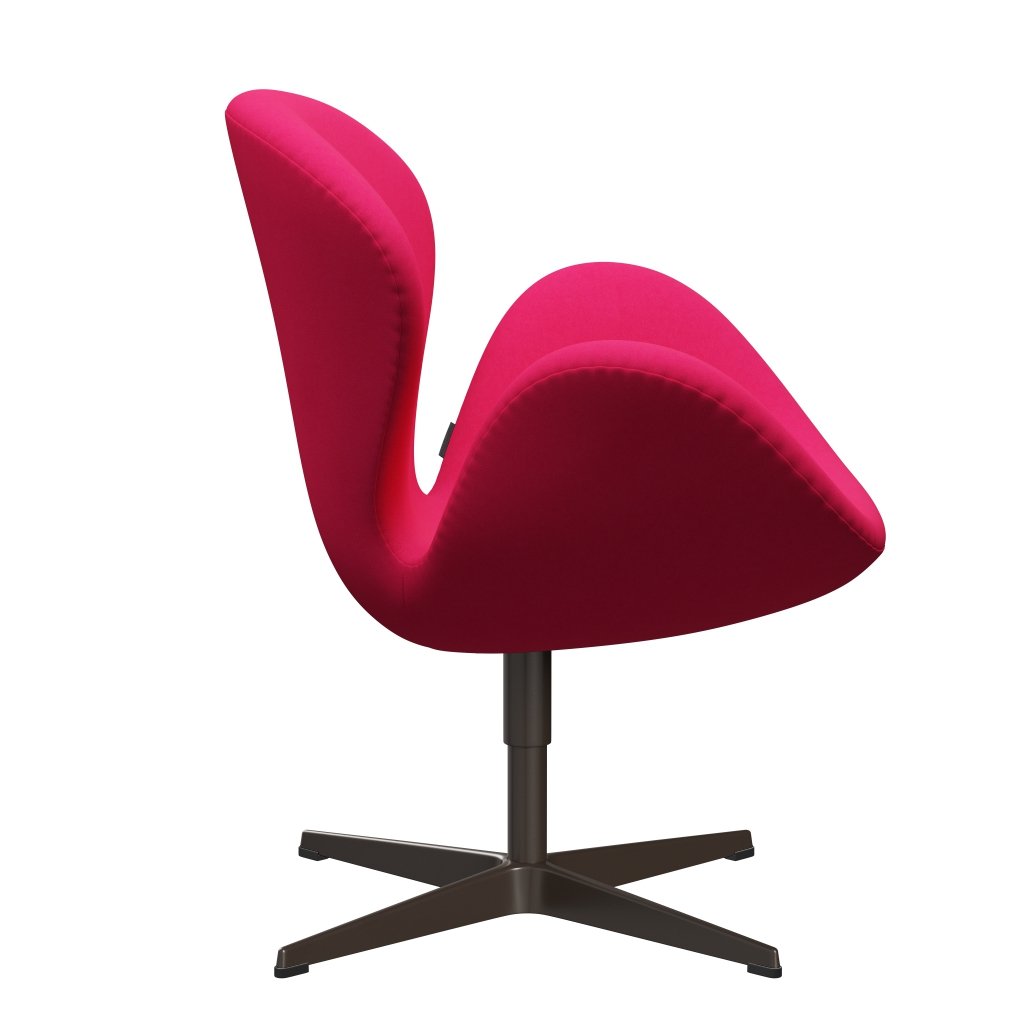 Fritz Hansen Swan Lounge Chair, Brown Bronze/Comfort Pink