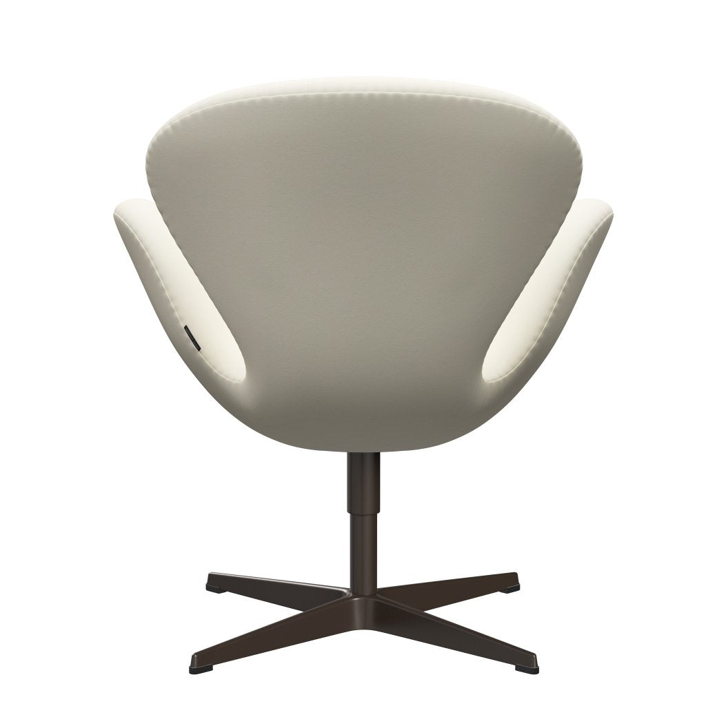 Fritz Hansen Swan Lounge Chair, Brown Bronze/Comfort White