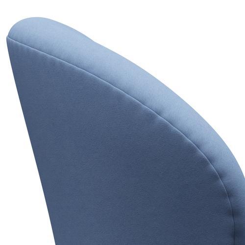 Fritz Hansen Swan Lounge Chair, Brown Bronze/Comfort White/Blue