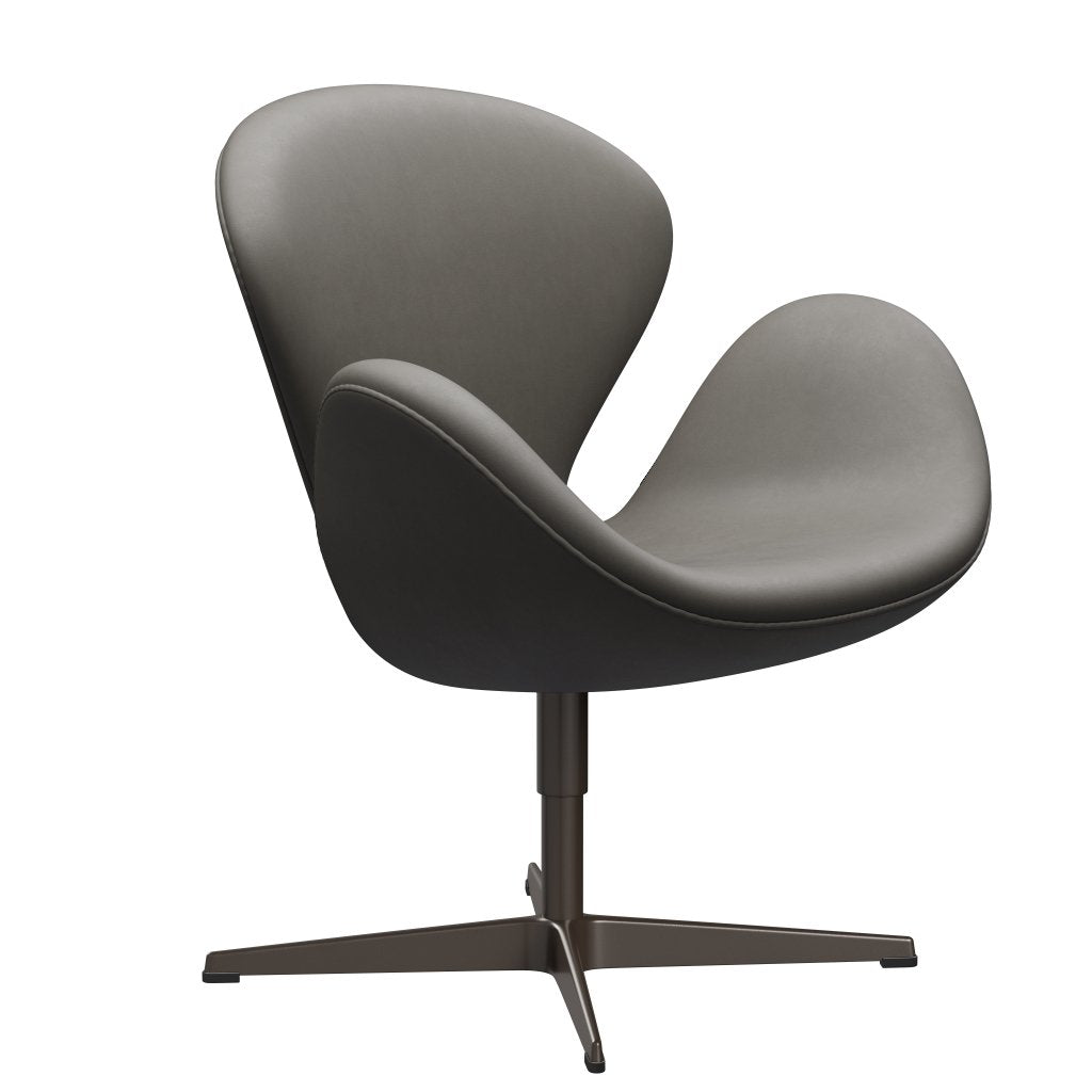 Fritz Hansen Swan Lounge Chair, Brown Bronze/Essential Lava