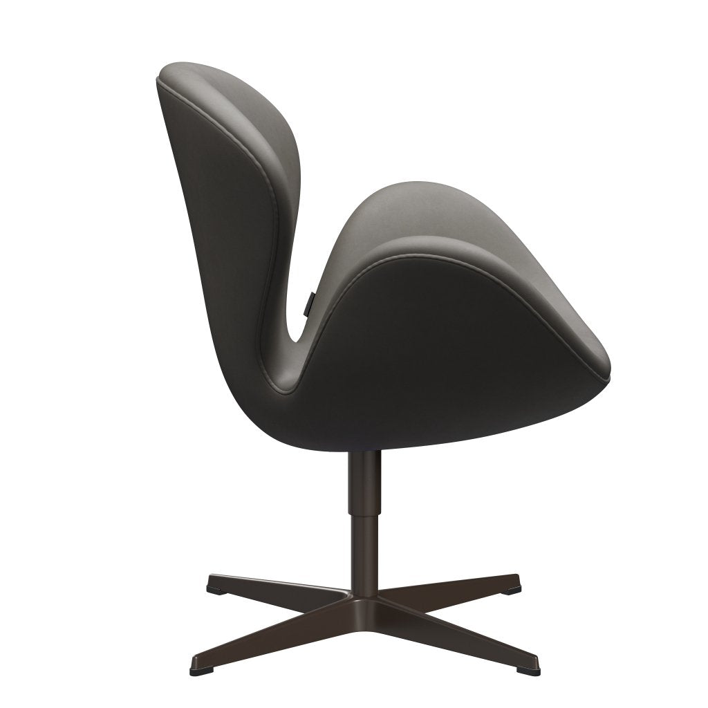 Fritz Hansen Swan Lounge Chair, Brown Bronze/Essential Lava