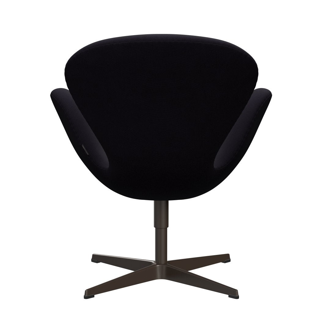 Fritz Hansen Swan Lounge Chair, Brown Bronze/Fame Bordeaux (64055)