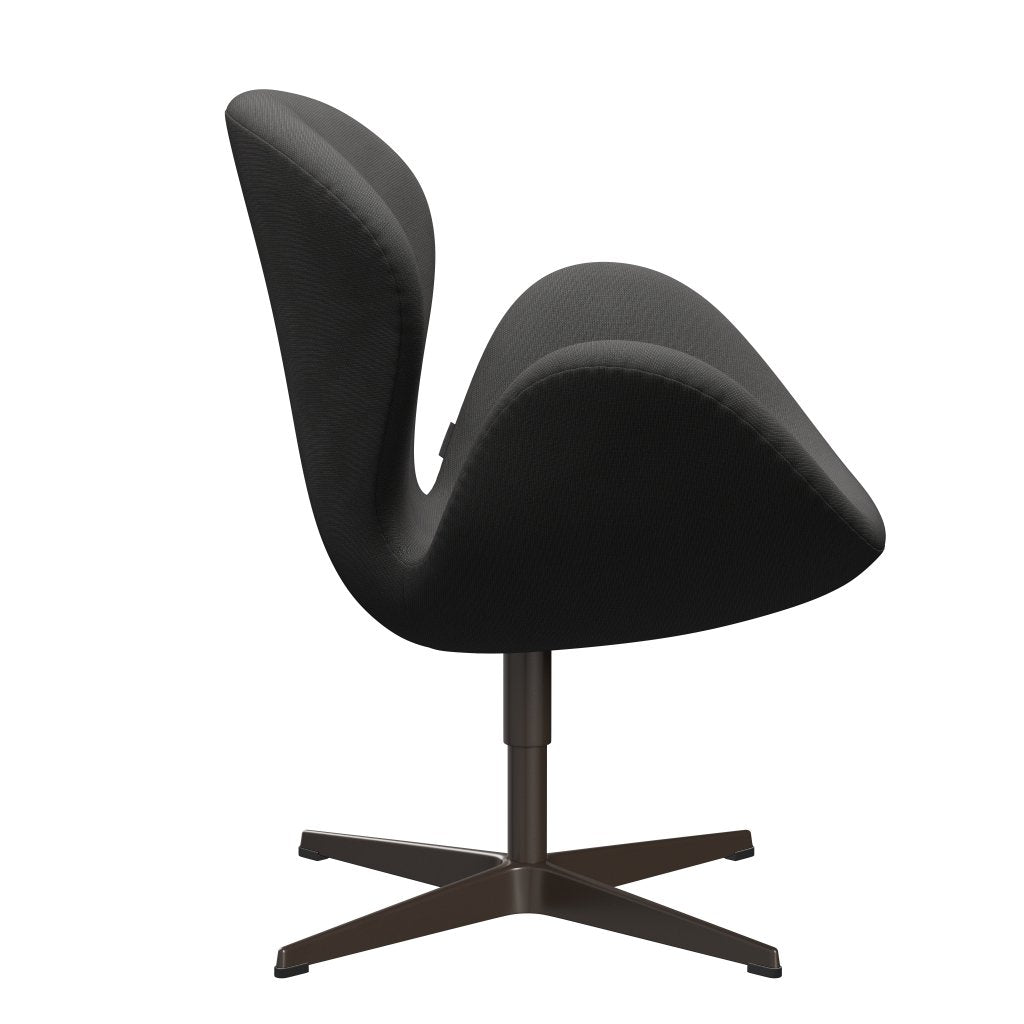 Fritz Hansen Swan Lounge Chair, Brown Bronze/Fame Dark Grey