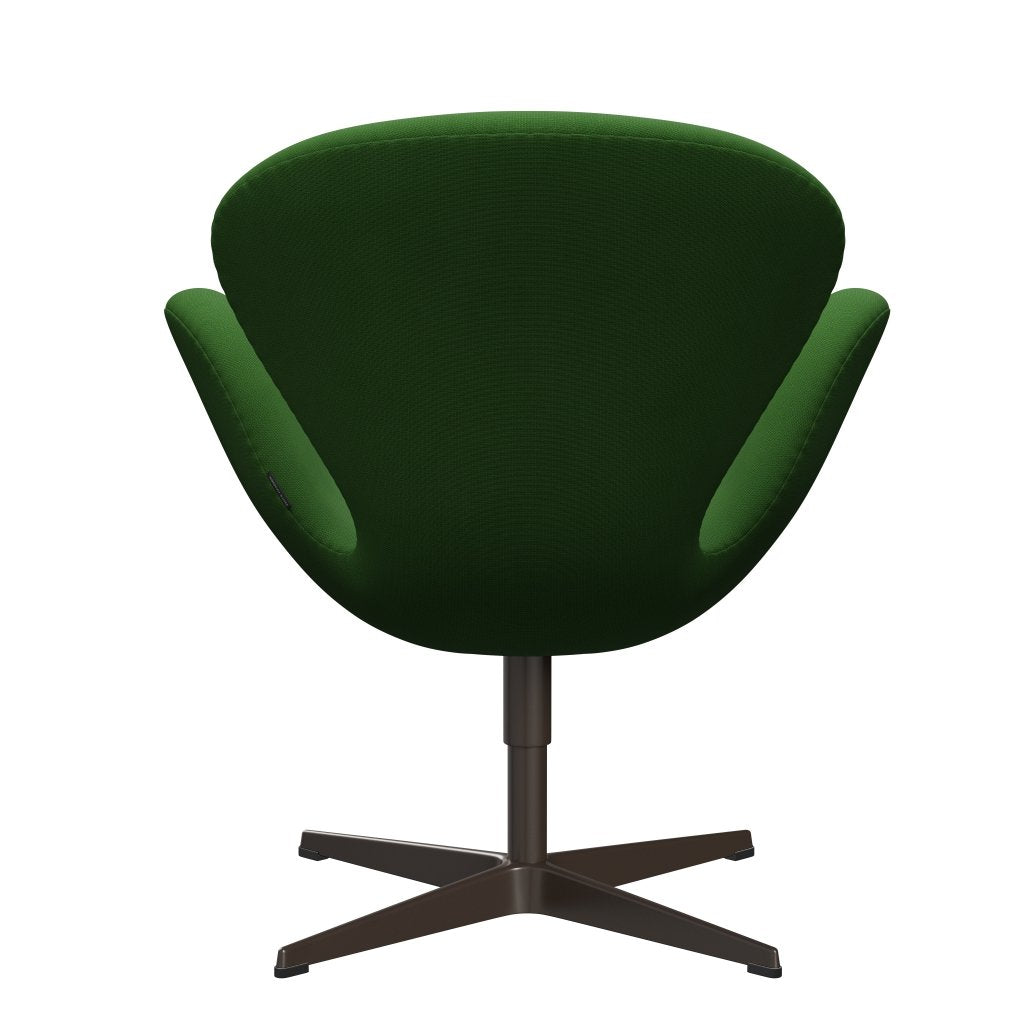 Fritz Hansen Swan Lounge Chair, Brown Bronze/Fame Grass Green
