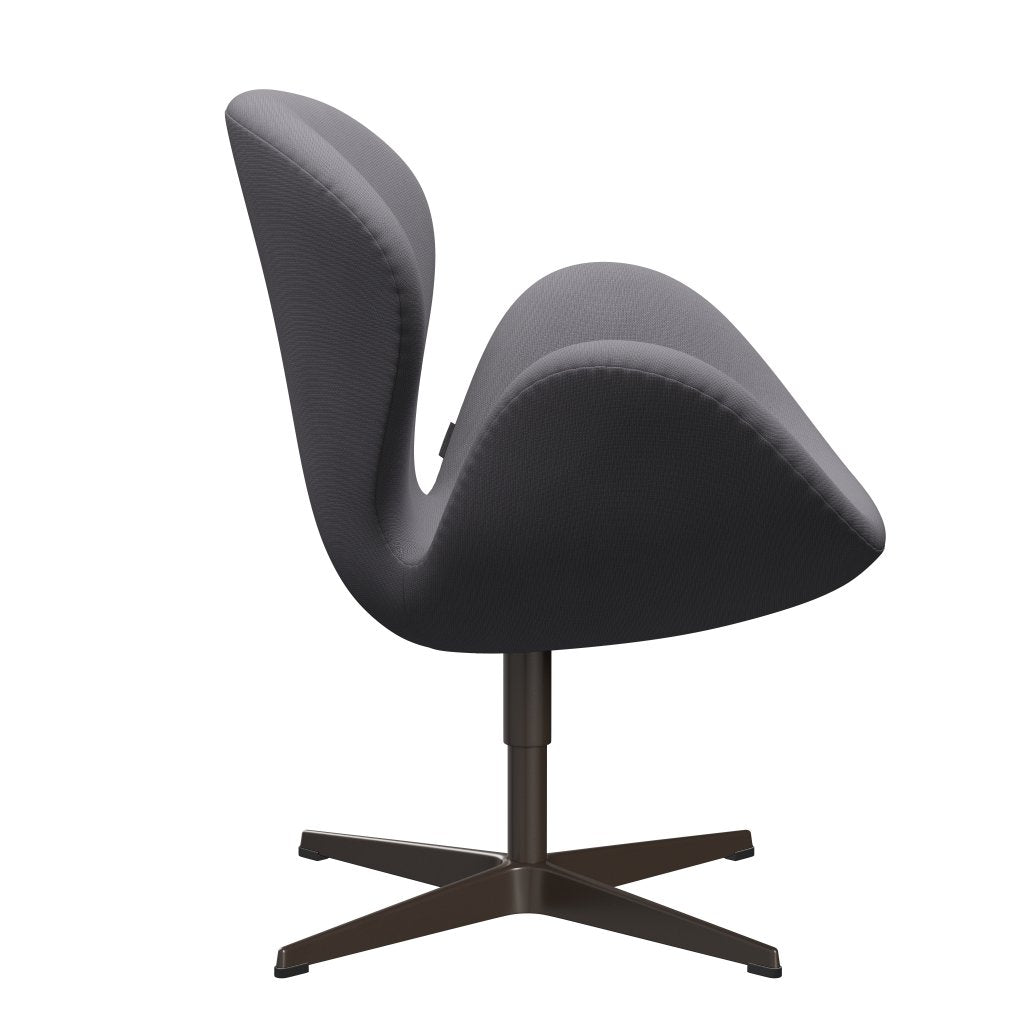Fritz Hansen Swan Lounge Chair, Brown Bronze/Fame Grey (60078)