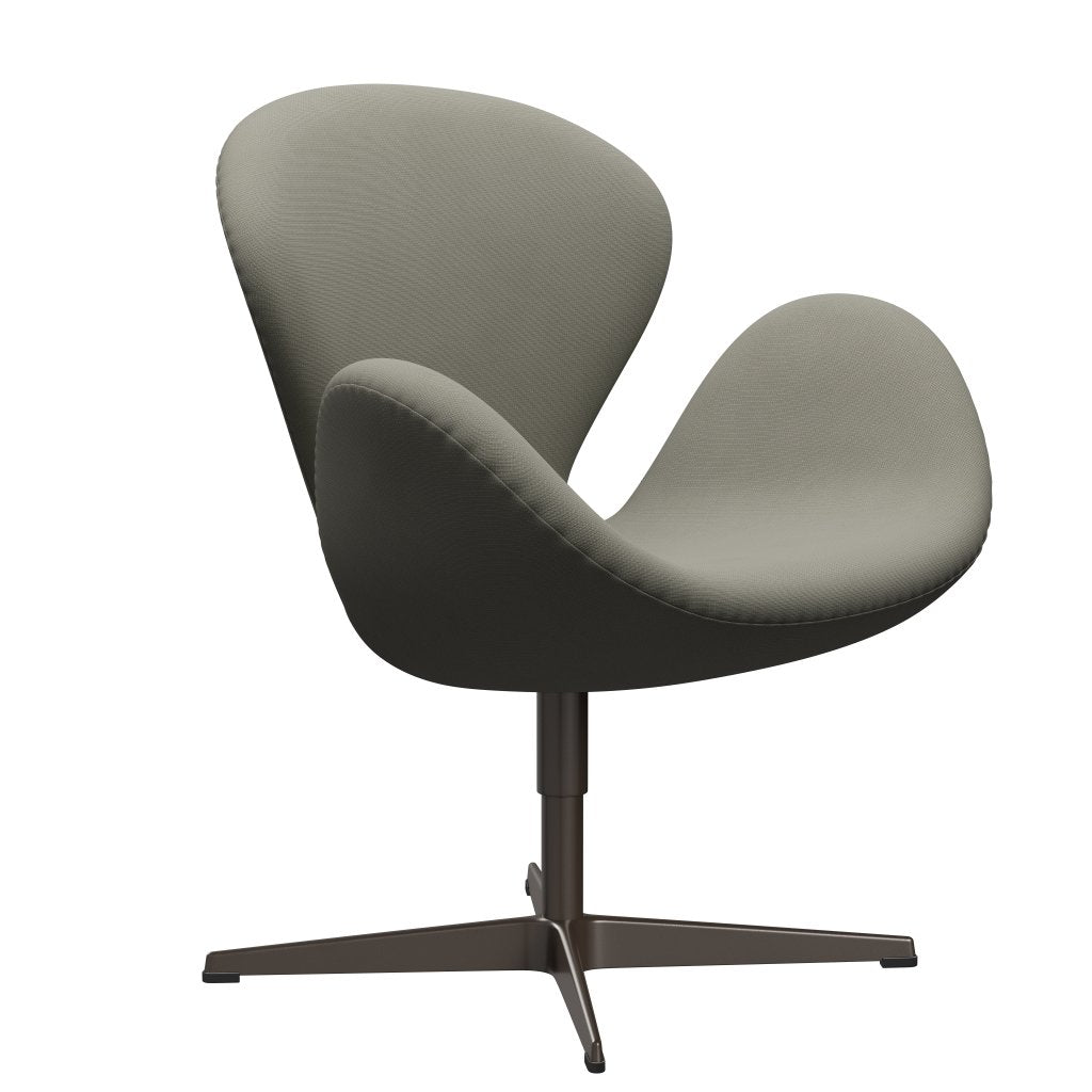 Fritz Hansen Swan Lounge Chair, Brown Bronze/Fame Grey (61136)