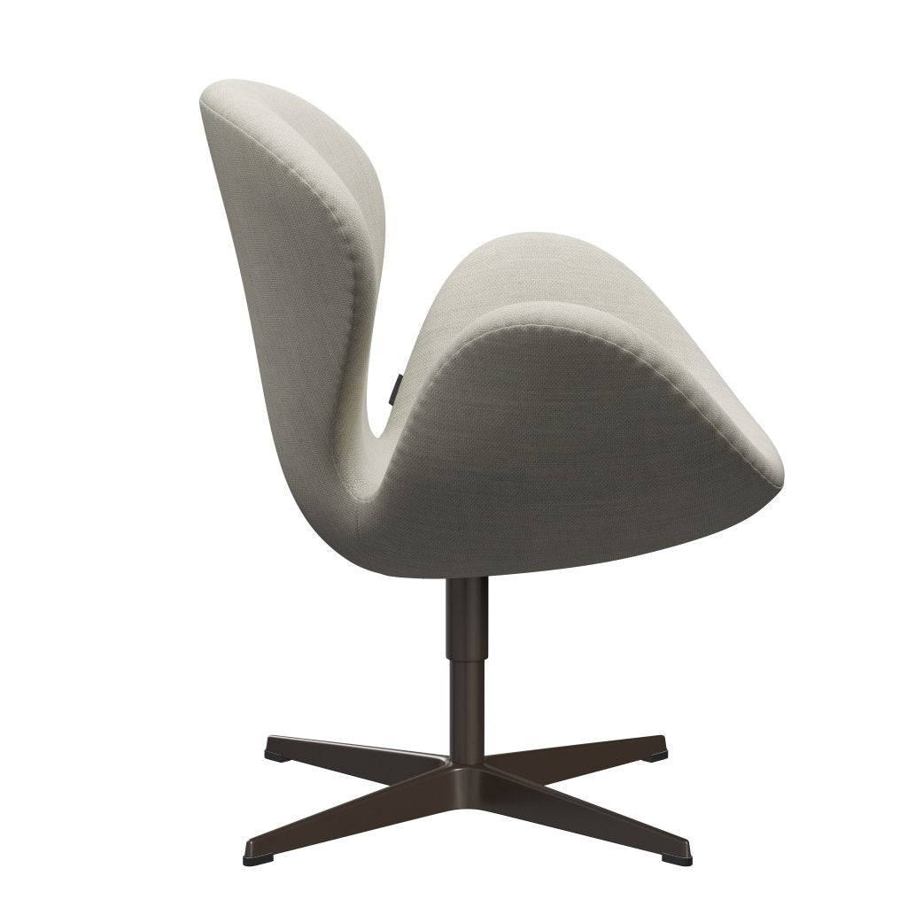 Fritz Hansen Swan Lounge Chair, Brown Bronze/Fiord Grey