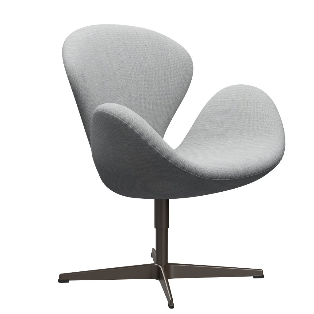 Fritz Hansen Swan Lounge Chair, Brown Bronze/Fiord Grey/Medium Grey