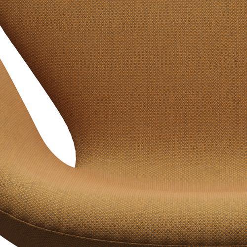 Fritz Hansen Swan Lounge Chair, Brown Bronze/Fiord Orange
