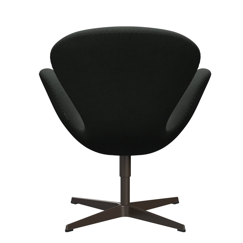 Fritz Hansen Swan Lounge Chair, Brown Bronze/Fiord Black Multicoloured
