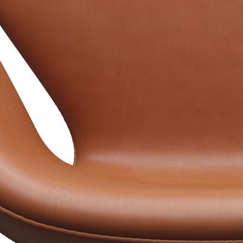 Fritz Hansen Swan Lounge Chair, Brown Bronze/Grace Walnut