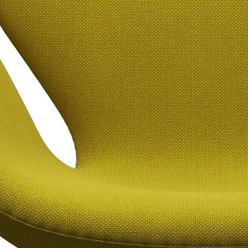 Fritz Hansen Swan Lounge Chair, Brown Bronze/Hallingdal Yellow/Green