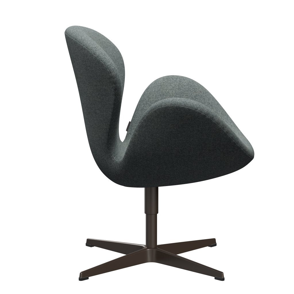 Fritz Hansen Swan Lounge Chair, Brown Bronze/Hallingdal Grey