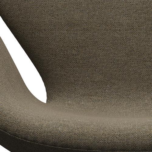 Fritz Hansen Swan Lounge Chair, Brown Bronze/Hallingdal Grey/Brown