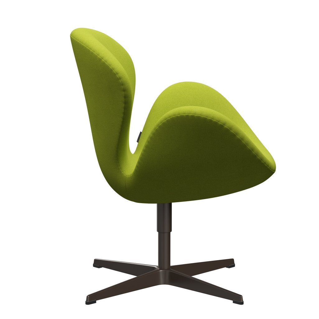 Fritz Hansen Swan Lounge Chair, Brown Bronze/Hallingdal Lime