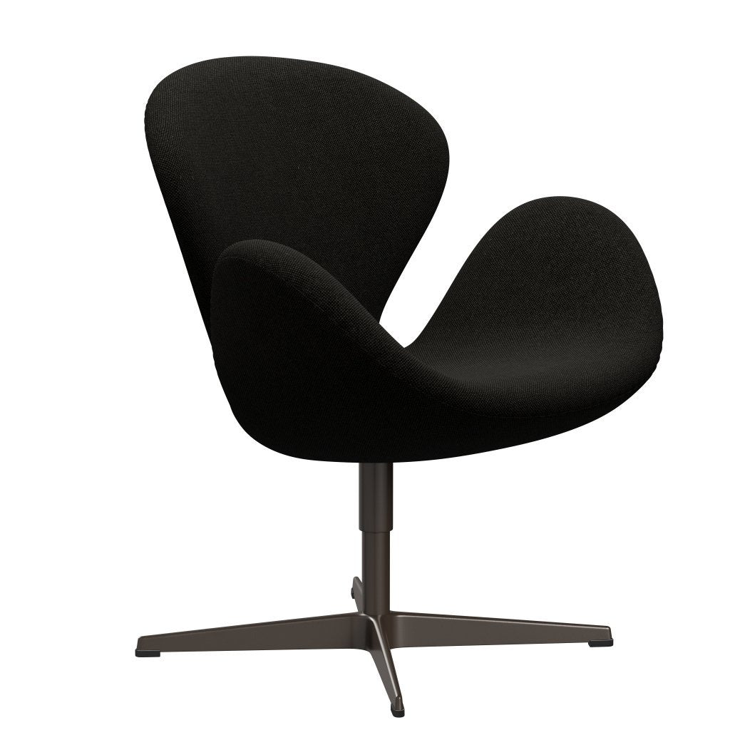 Fritz Hansen Swan Lounge Chair, Brown Bronze/Hallingdal Black/Grey (173)