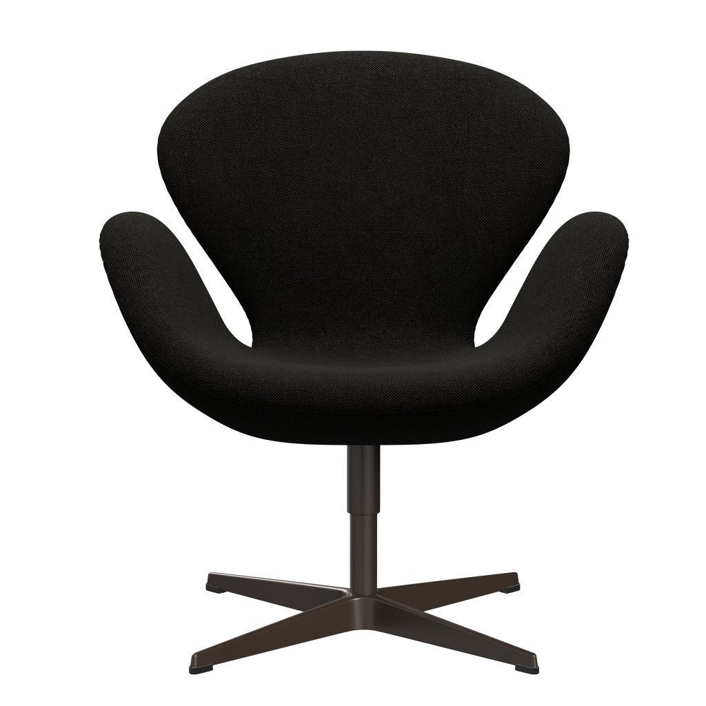 Fritz Hansen Swan Lounge Chair, Brown Bronze/Hallingdal Black/Grey (173)