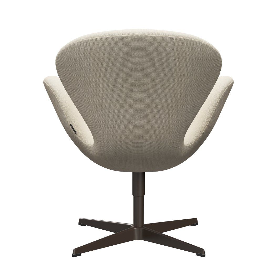Fritz Hansen Swan Lounge Chair, Brown Bronze/Hallingdal Wool White