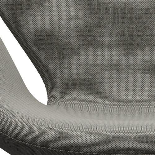 Fritz Hansen Swan Lounge Chair, Brown Bronze/Re Wool Grey White/Uni