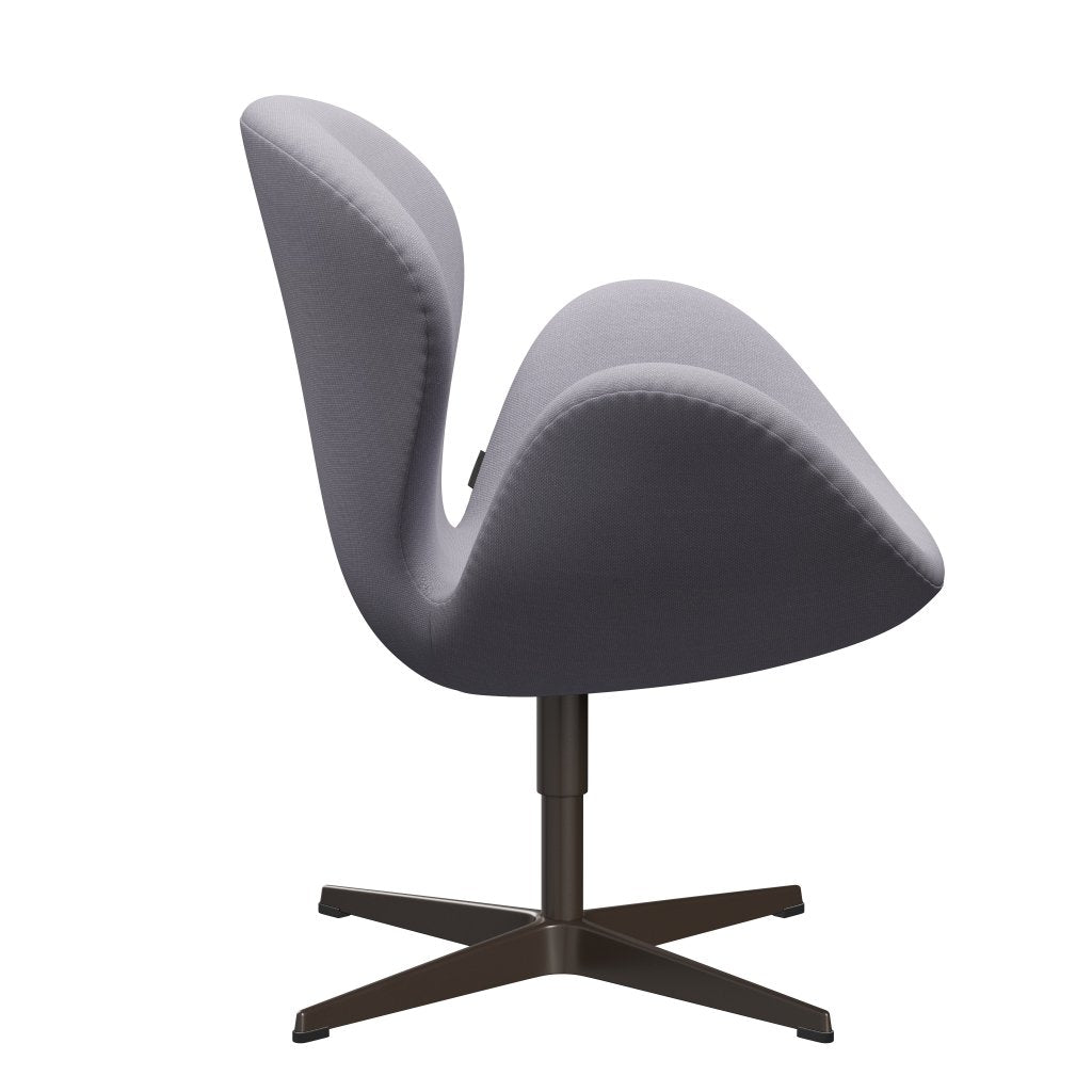 Fritz Hansen Swan Lounge Chair, Brown Bronze/Steelcut Siber Grey Light