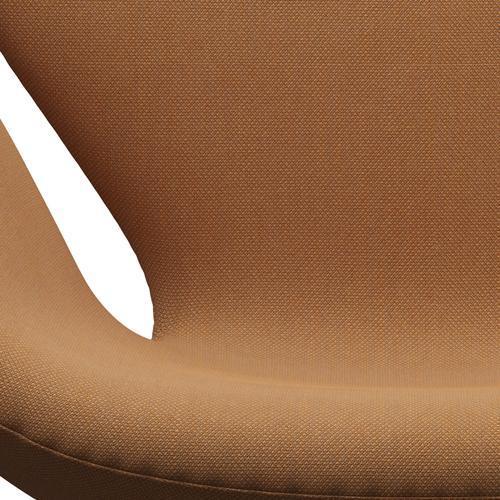 Fritz Hansen Swan Lounge Chair, Brown Bronze/Steelcut Trio Camel