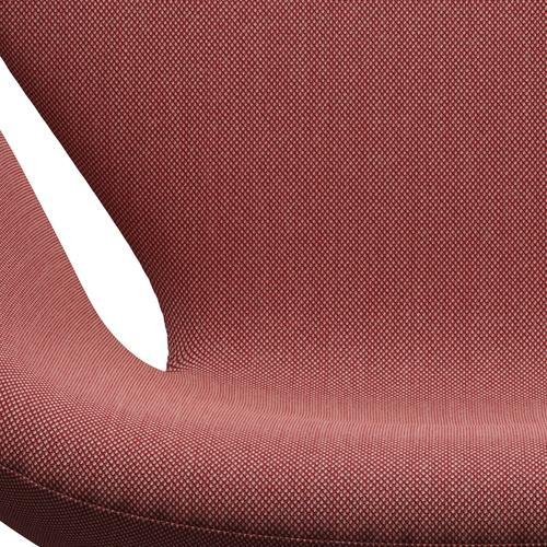 Fritz Hansen Swan Lounge Chair, Brown Bronze/Steelcut Trio Pink/Red/Black