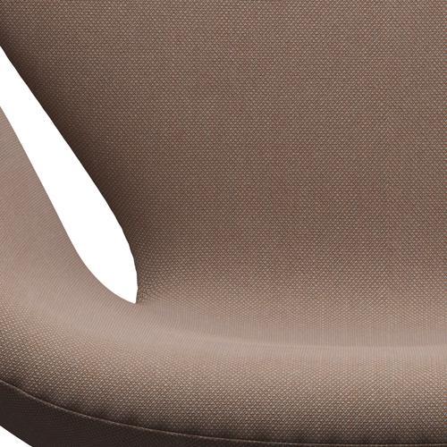 Fritz Hansen Swan Lounge Chair, Brown Bronze/Steelcut Trio Sand Colours