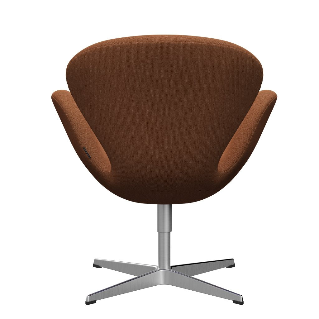 Fritz Hansen Swan Lounge Chair, Satin Brushed Aluminium/Capture Copper