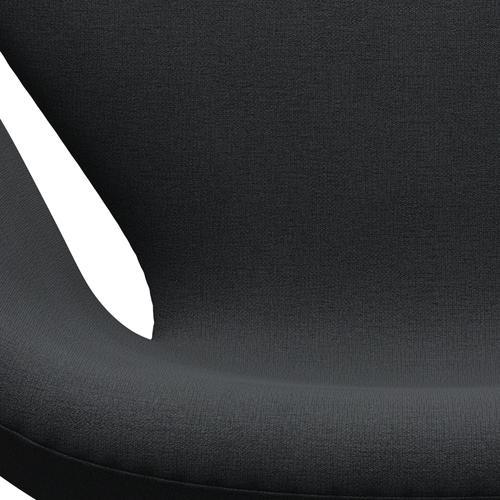 Fritz Hansen Swan Lounge Chair, Satin Brushed Aluminium/Christianshavn Grey