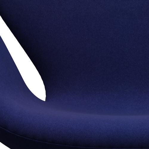 Fritz Hansen Swan Lounge Chair, Satin Brushed Aluminium/Divina Violet Dark (684)