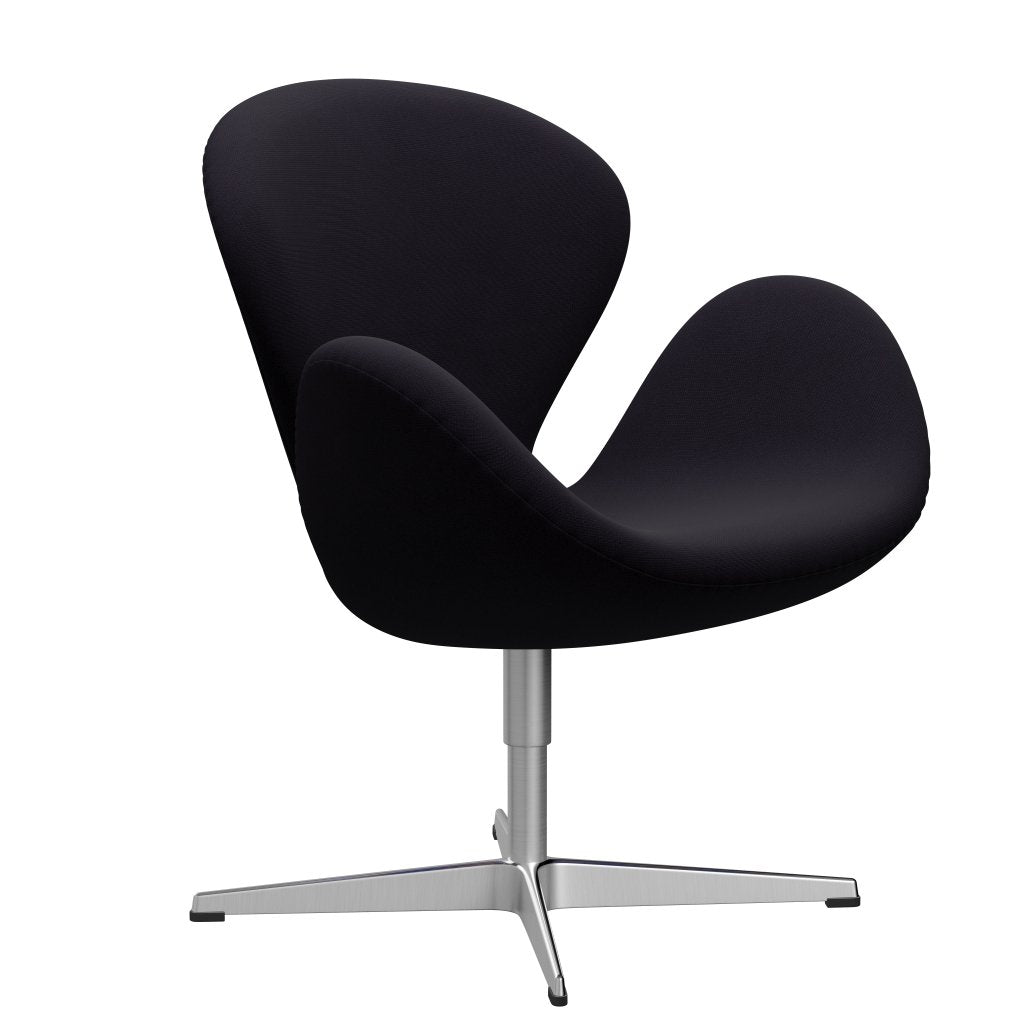 Fritz Hansen Swan Lounge Chair, Satin Brushed Aluminium/Fame Bordeaux (64055)