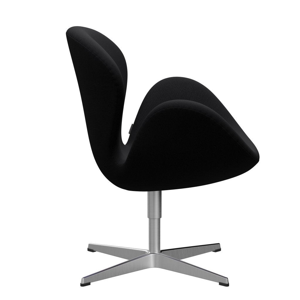 Fritz Hansen Swan Lounge Chair, Satin Brushed Aluminium/Fame Grey (60051)