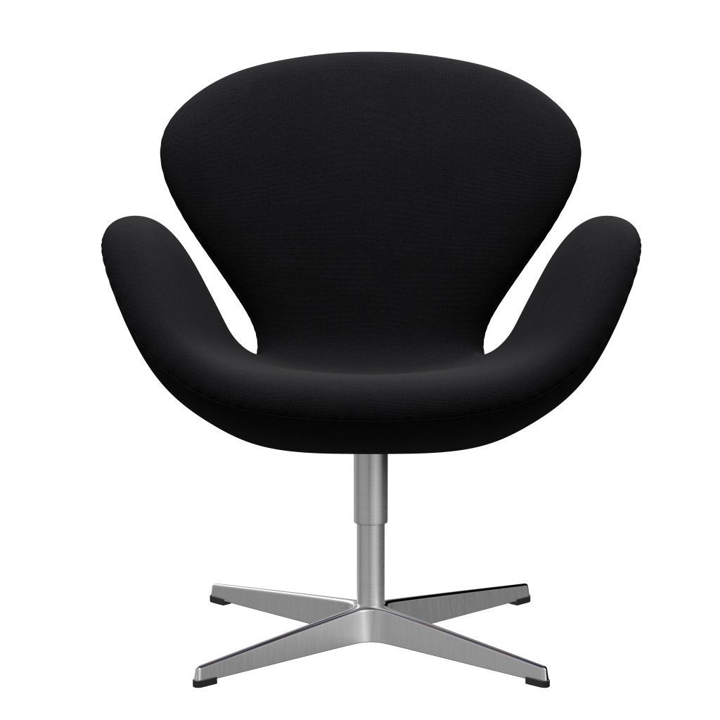 Fritz Hansen Swan Lounge Chair, Satin Brushed Aluminium/Fame Grey (60051)