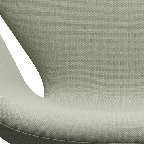 Fritz Hansen Swan Lounge Chair, Satin Brushed Aluminium/Steelcut Turquoise Light