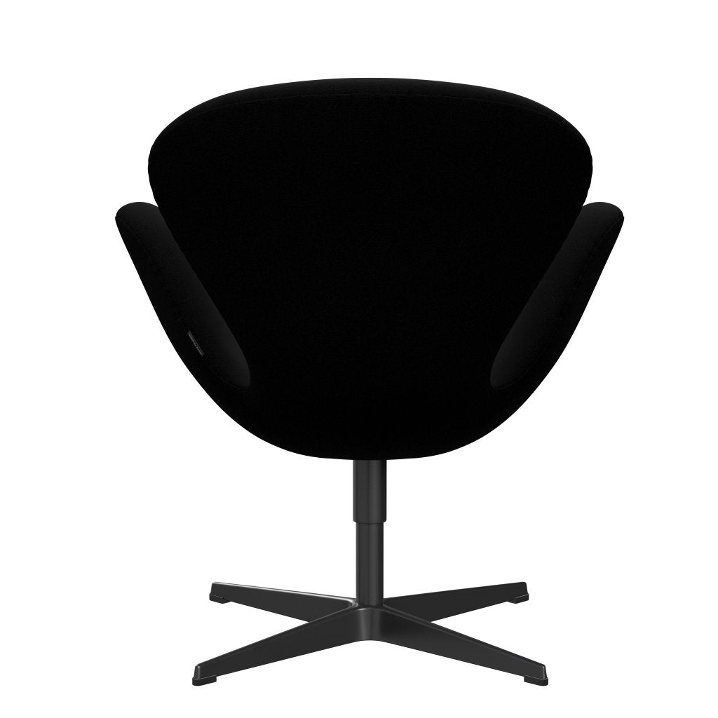 Fritz Hansen Swan Lounge Chair, Black Lacquered/Hallingdal Black