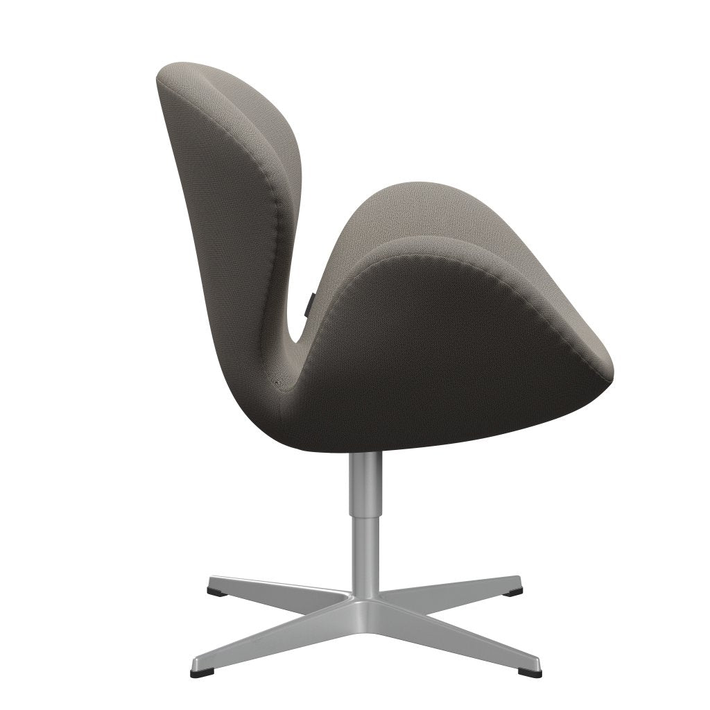 Fritz Hansen Swan Lounge Chair, Silver Grey/Capture Warm Grey