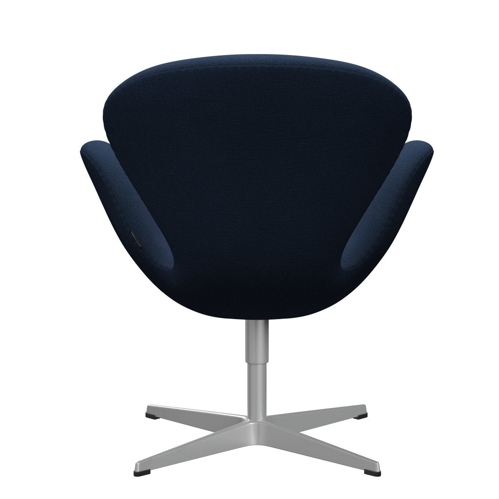 Fritz Hansen Swan Lounge Chair, Silver Grey/Christianshavn Blue