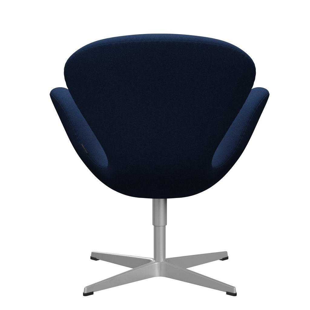 Fritz Hansen Swan Lounge Chair, Silver Grey/Christianshavn Blue Uni