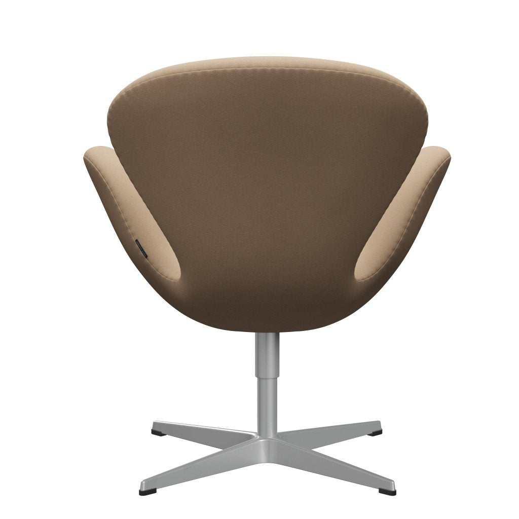 Fritz Hansen Swan Lounge Chair, Silver Grey/Comfort Beige (61003)