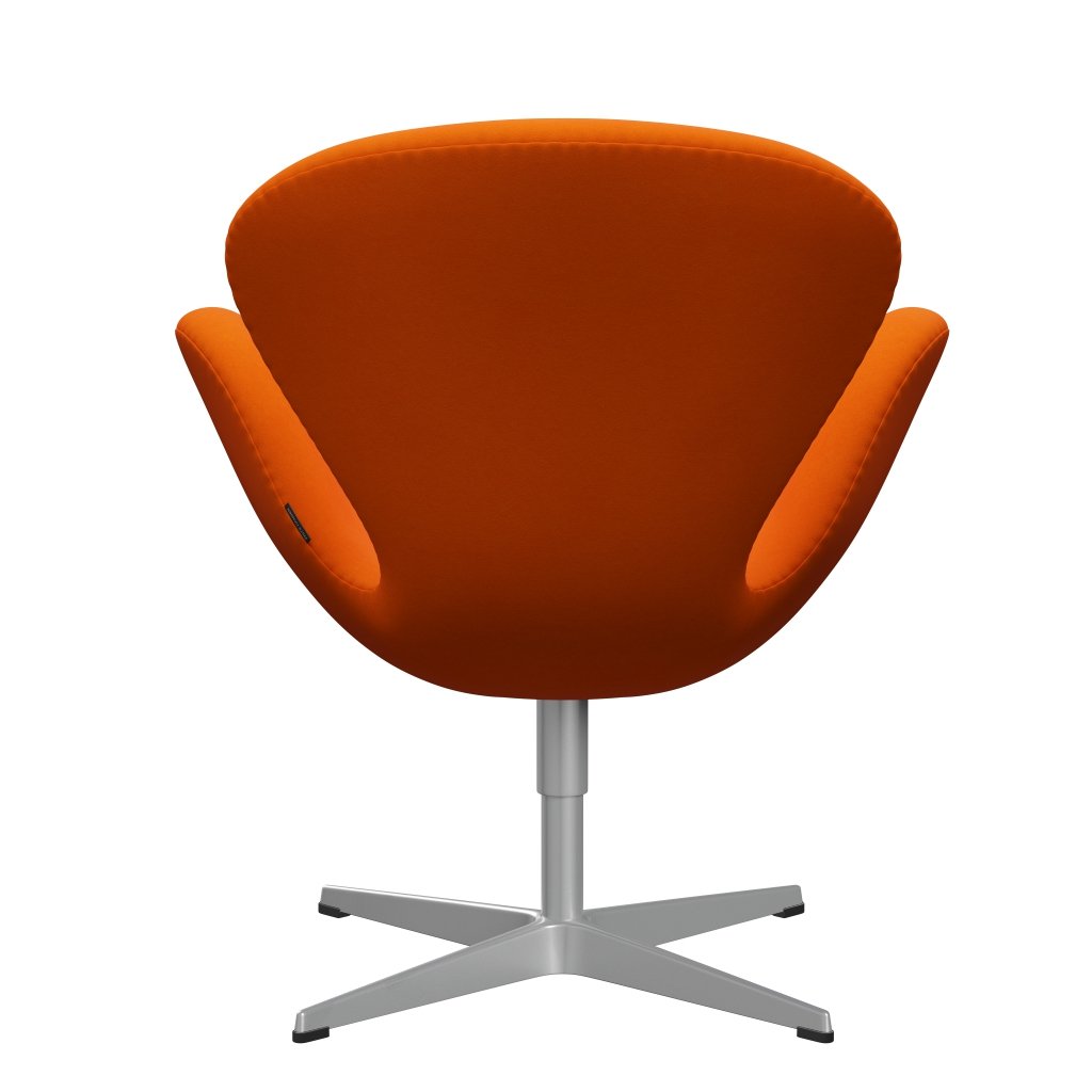 Fritz Hansen Swan Lounge Chair, Silver Grey/Comfort Yellow/Orange