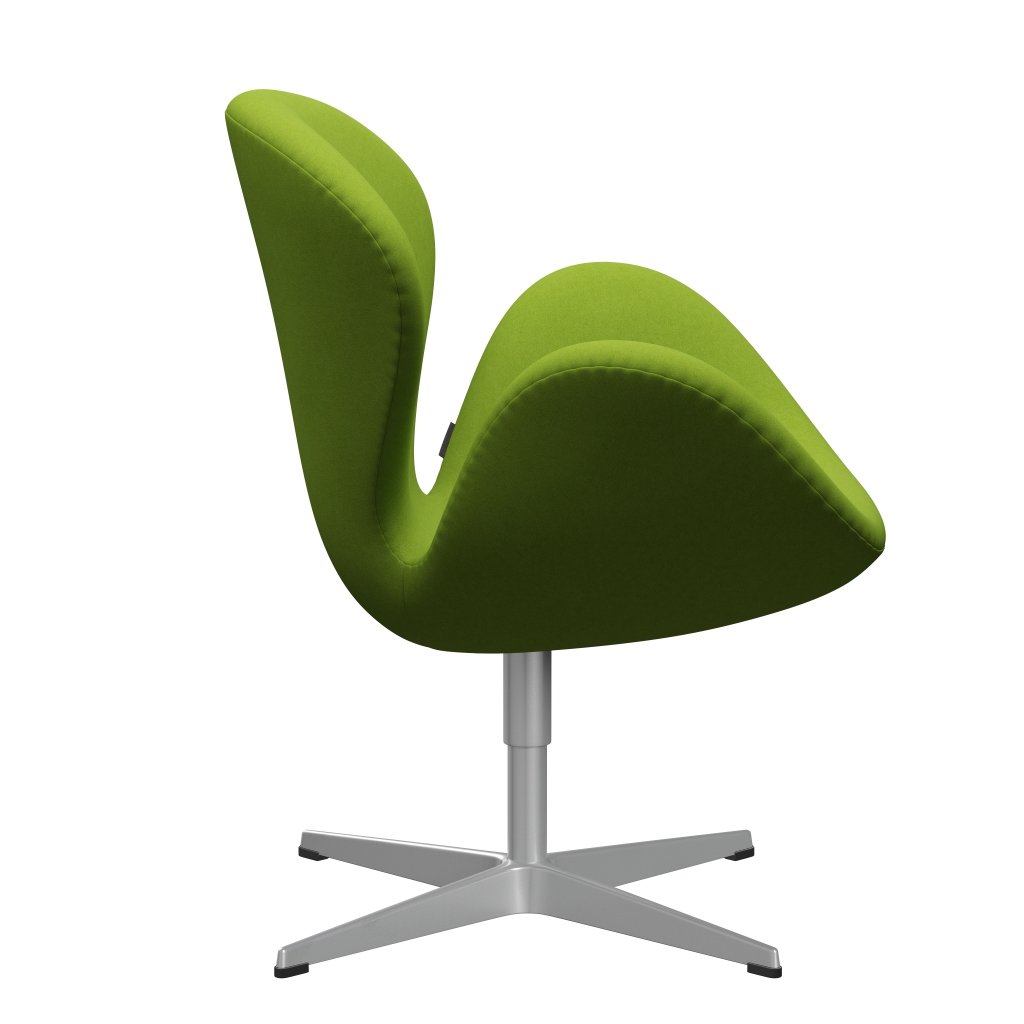 Fritz Hansen Swan Lounge Chair, Silver Grey/Comfort Green (68011)