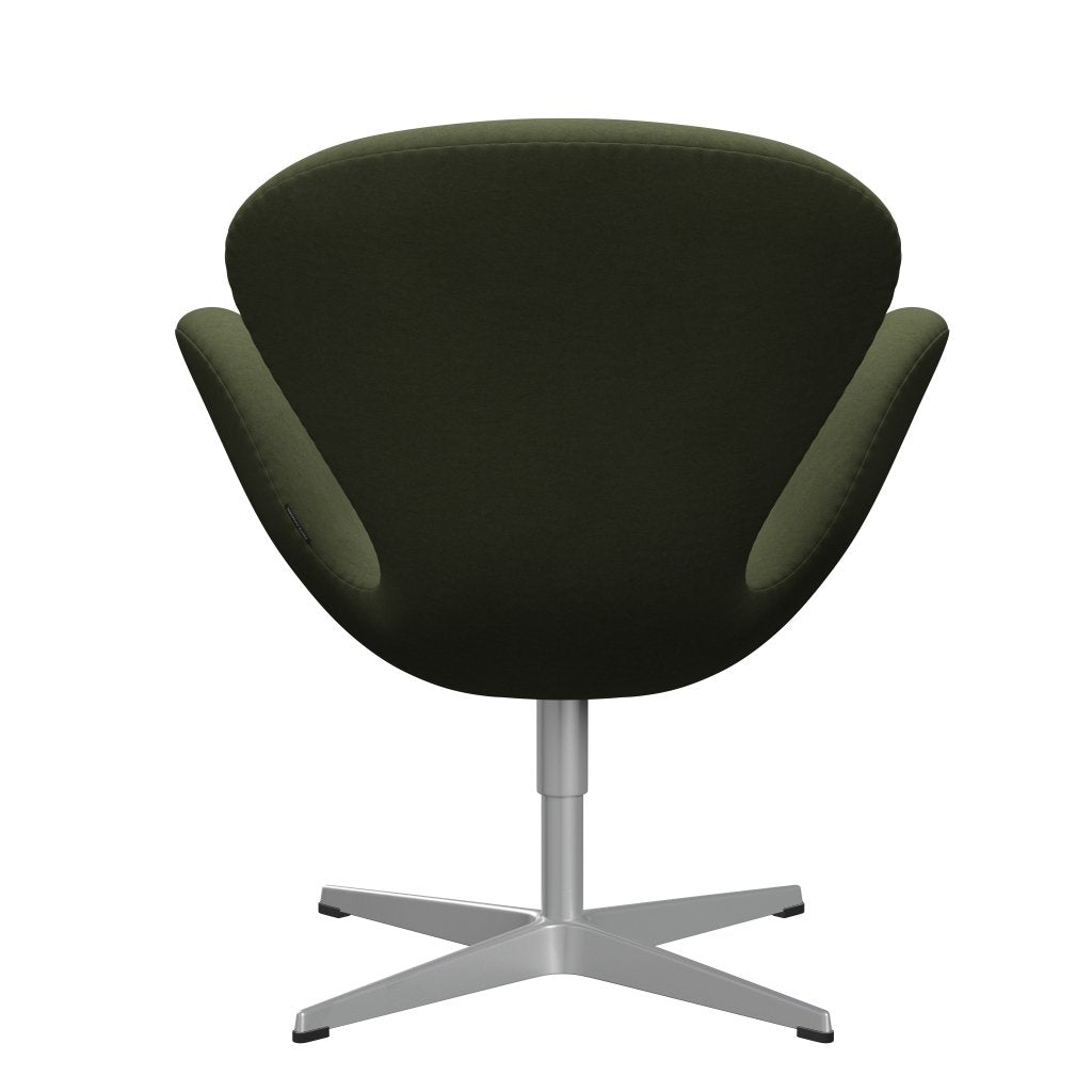 Fritz Hansen Swan Lounge Chair, Silver Grey/Comfort Green/Grey