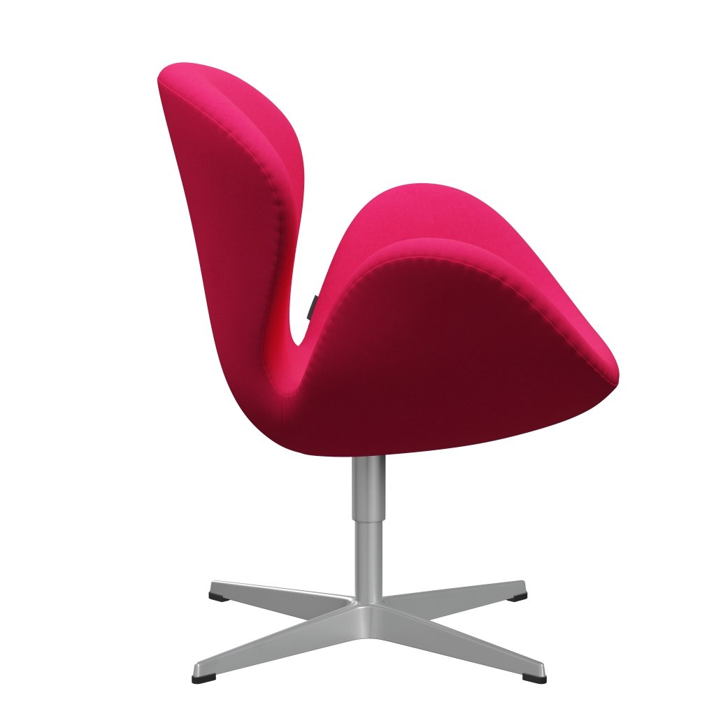 Fritz Hansen Swan Lounge Chair, Silver Grey/Comfort Pink