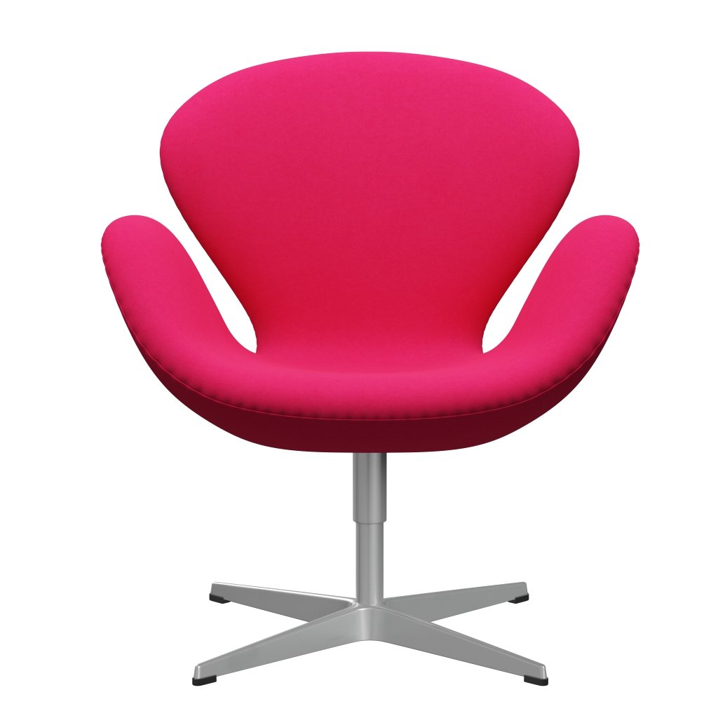 Fritz Hansen Swan Lounge Chair, Silver Grey/Comfort Pink
