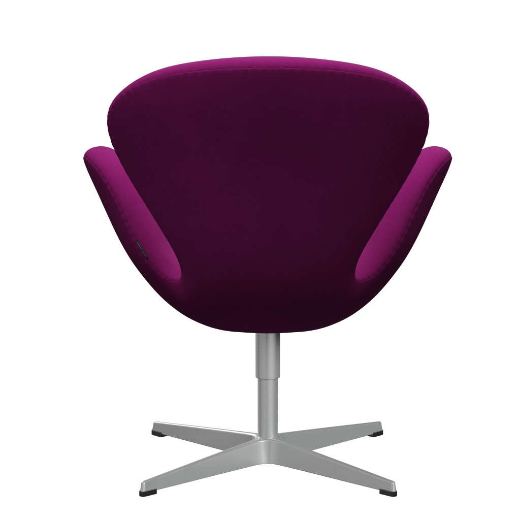 Fritz Hansen Swan Lounge Chair, Silver Grey/Comfort Violet Light