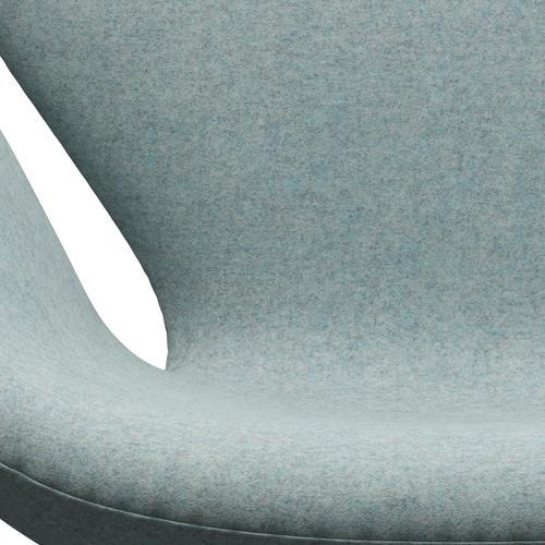 Fritz Hansen Swan Lounge Chair, Silver Grey/Divina Md Mint