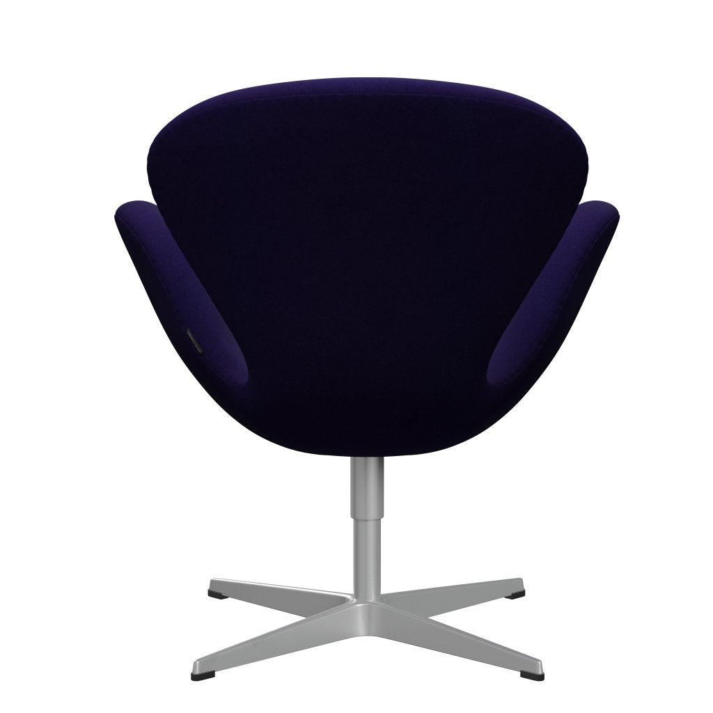 Fritz Hansen Swan Lounge Chair, Silver Grey/Divina Violet Dark (692)