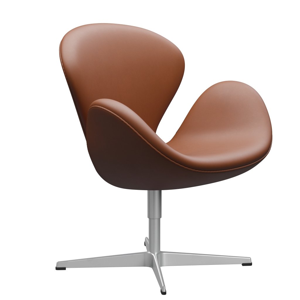 Fritz Hansen Swan Lounge Chair, Silver Grey/Essential Walnut