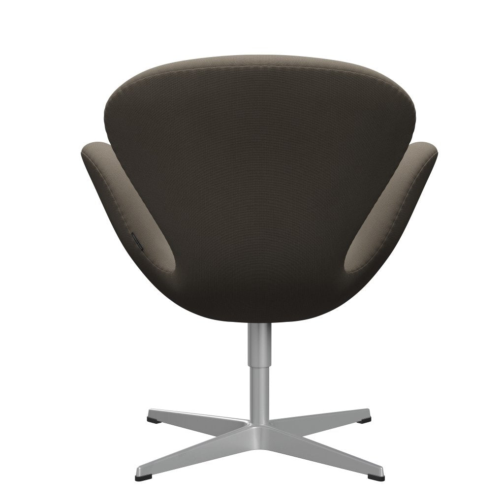 Fritz Hansen Swan Lounge Chair, Silver Grey/Fame Beige (61003)